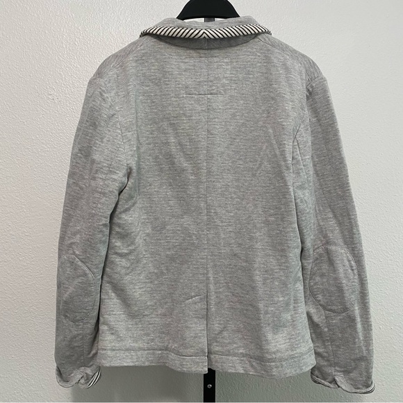 Cartonnier Women's Gray Cotton Sport‎ Coat Blazer 8 Preppy Academia Twee - Picture 5 of 12